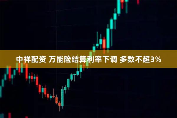 中祥配资 万能险结算利率下调 多数不超3%